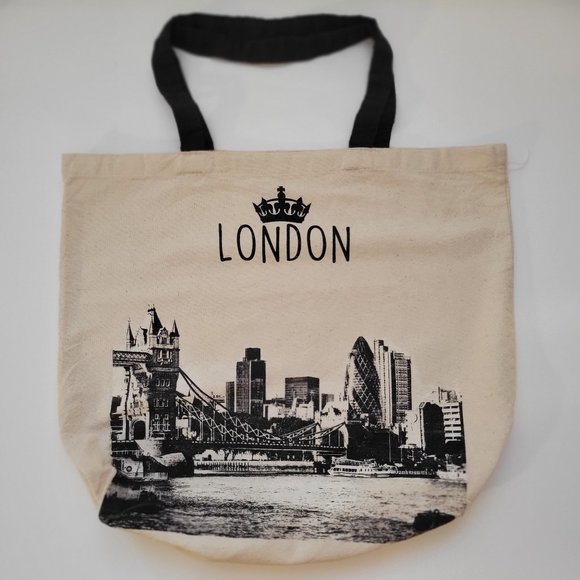 Handbags - Tote/Shopper Bag - LONDON skyline print